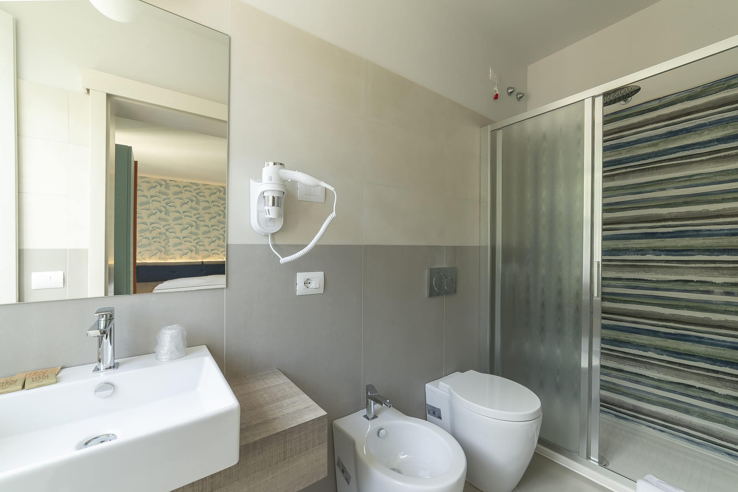 Bagno camera doppia superior Hotel Guerrini