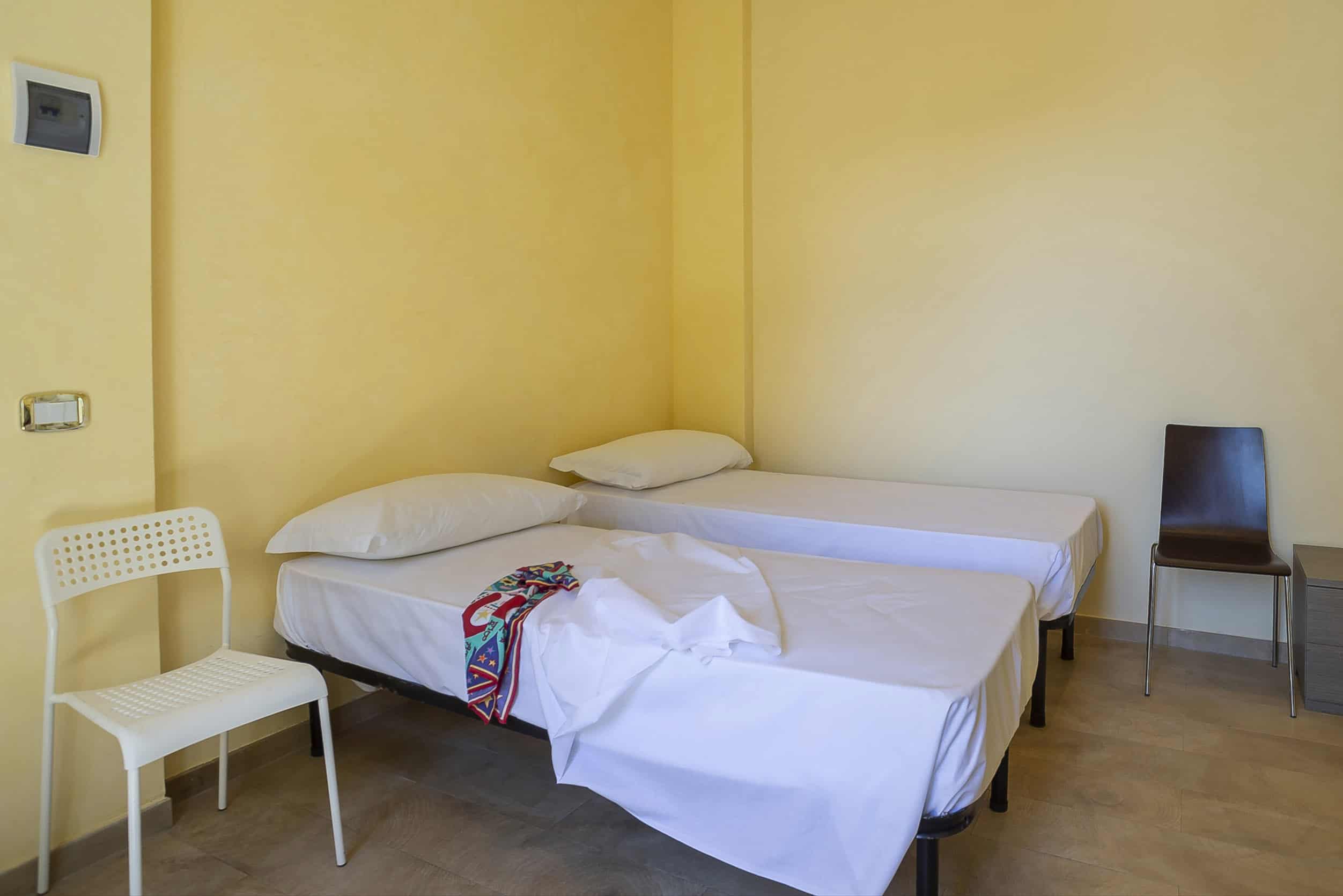 Due letti singoli camera quadrupla Hotel Guerrini