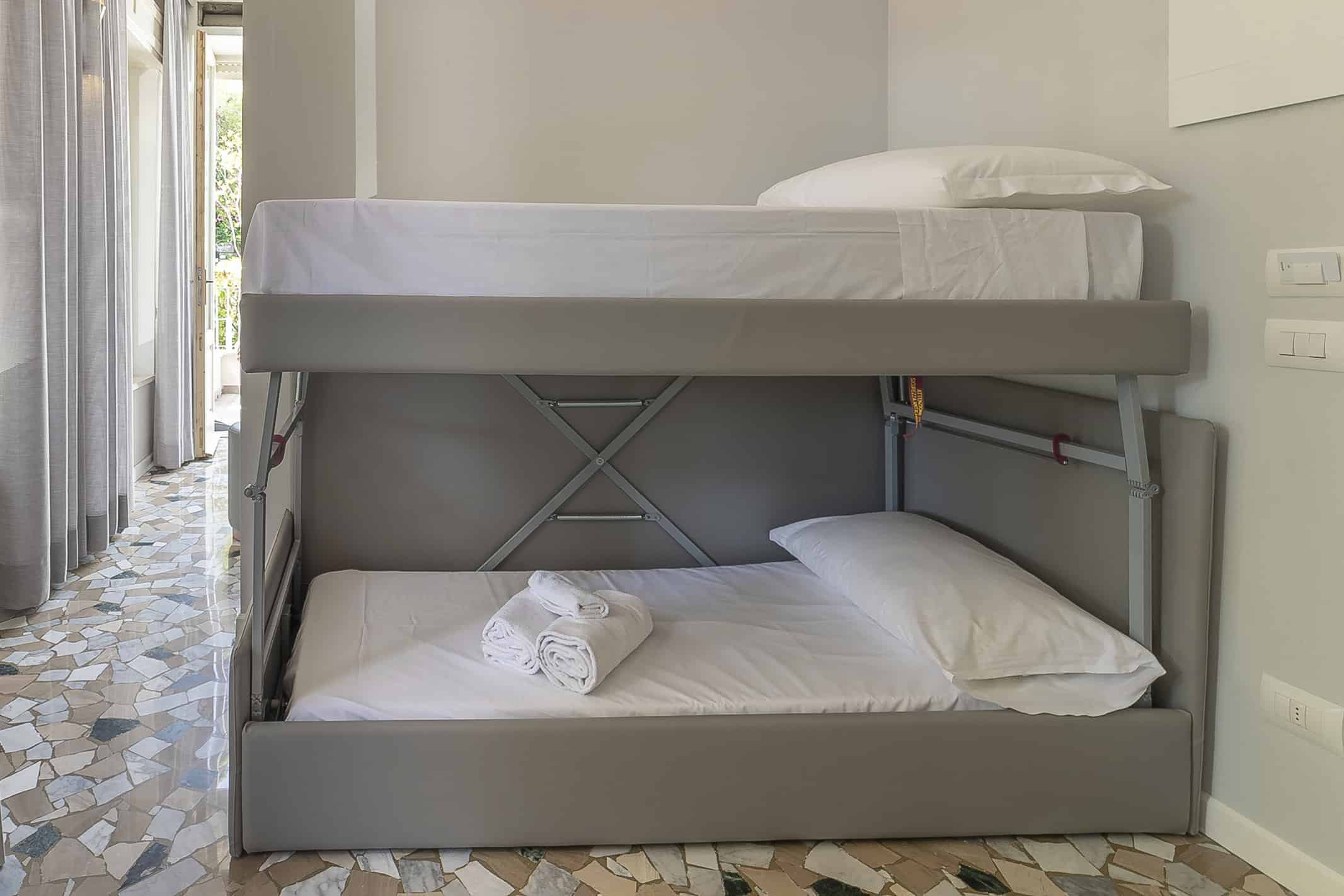 Letto a castello camera Suite Hotel Guerrini