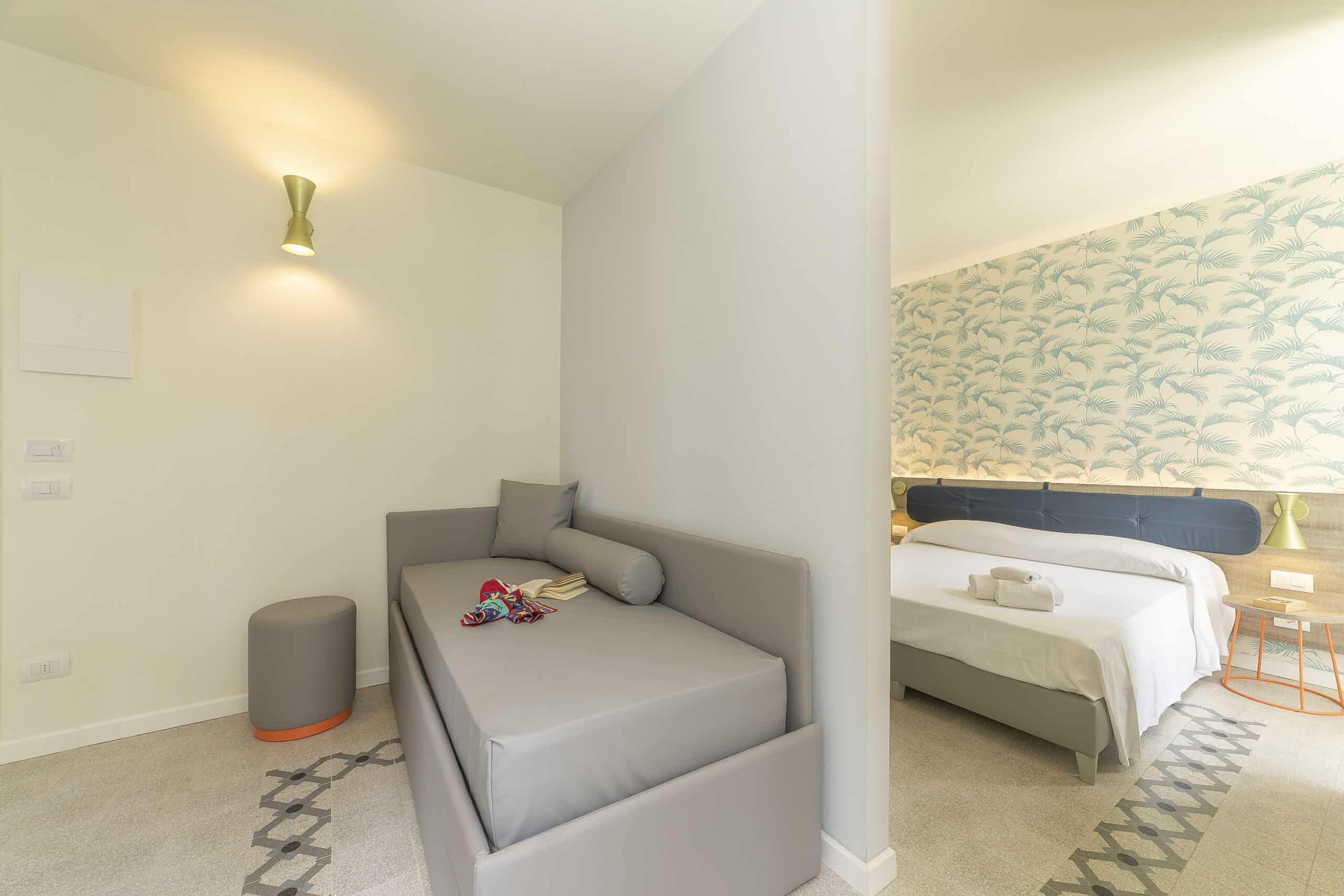 Divano letto Camera suite Hotel Guerrini