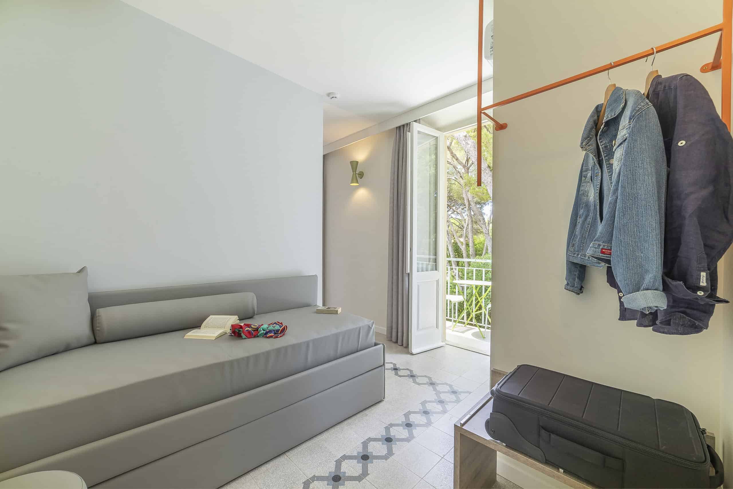 Divano letto Camera suite Hotel Guerrini